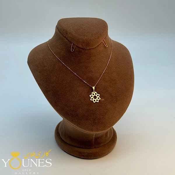 آویز خورشید طلا لیزری